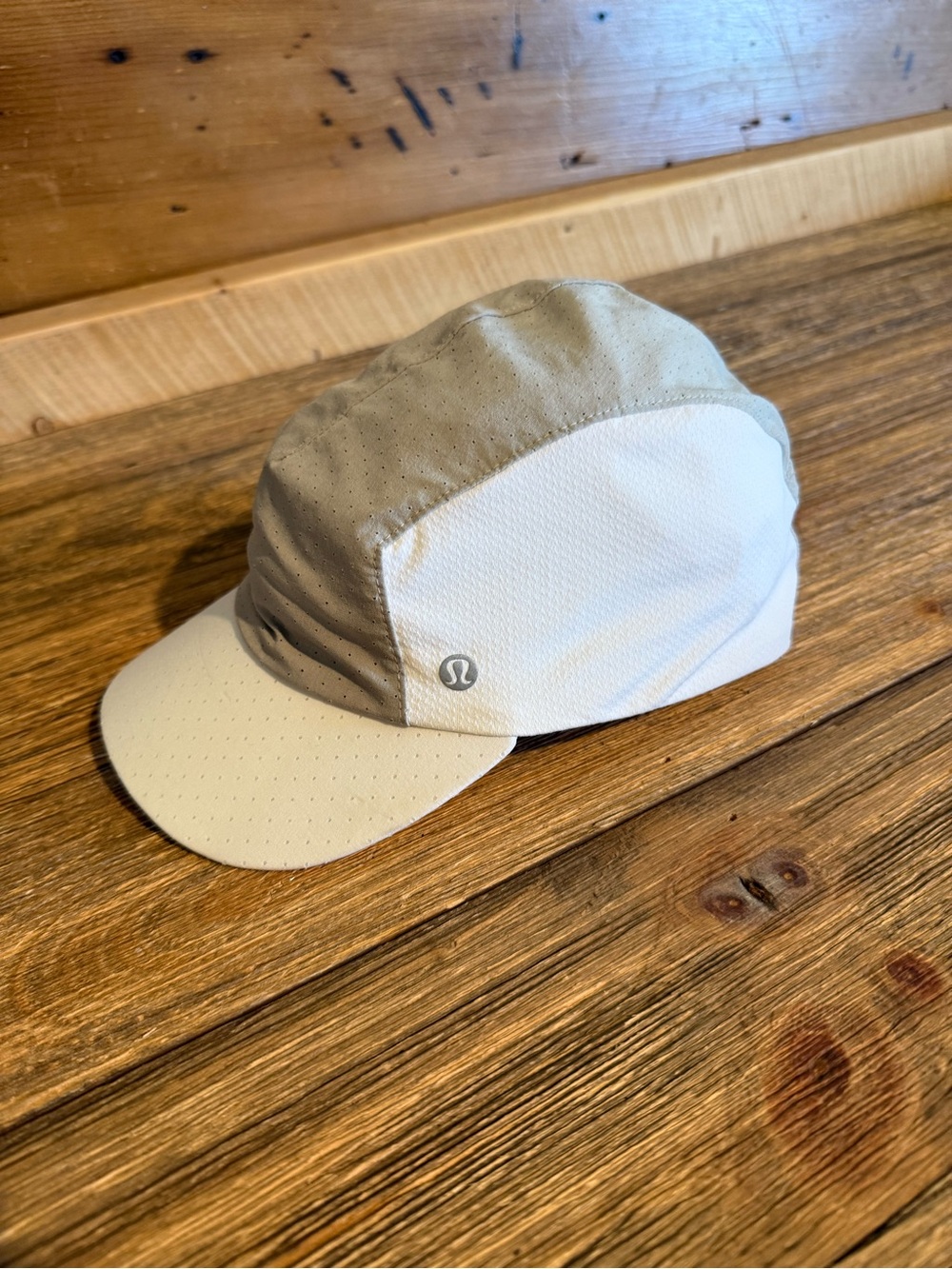 lululemon athletica White & Beige Performance Cap